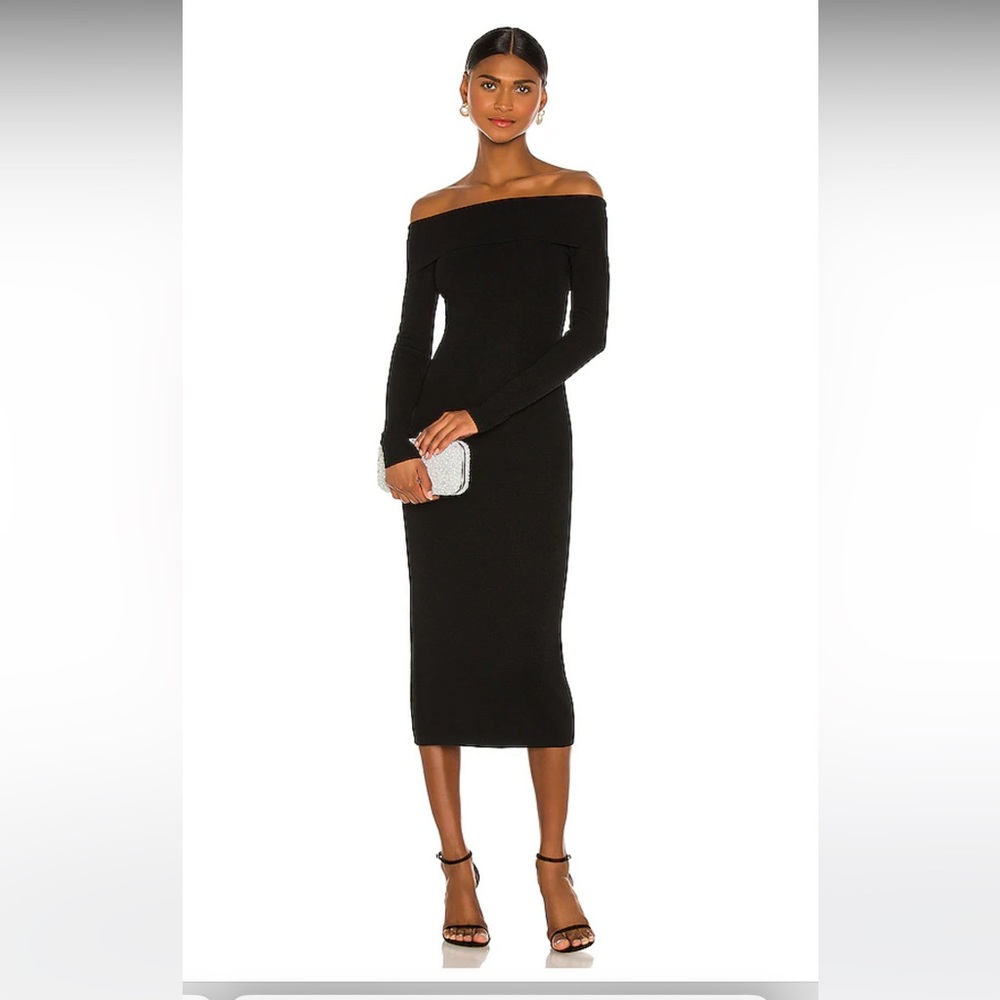 NWT BARDOT Off The Shoulder Midi Dress